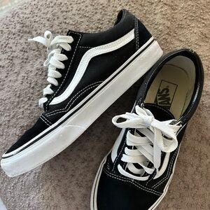 Vans Classic Black and White Old Skool Shoes